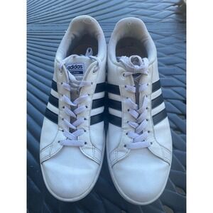adidas Grand Court Base White Black Women's Size 10